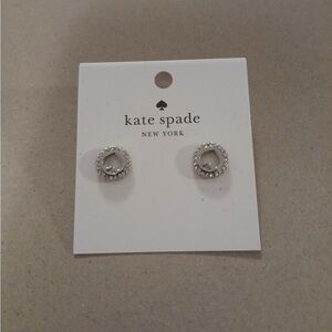 Kate Spade Silver Circle Earrings